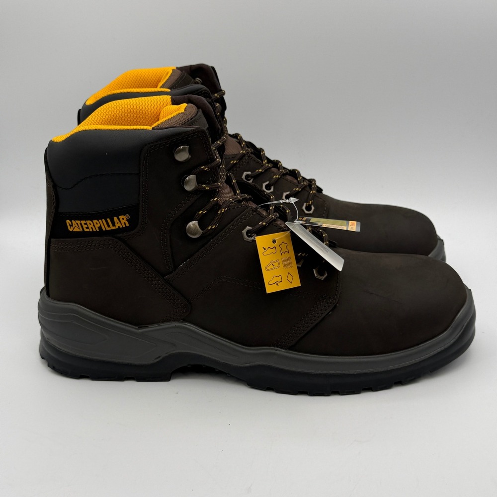 Caterpillar Striver Shoes Men Size 13 Brown Work P51088